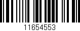 Código de barras (EAN, GTIN, SKU, ISBN): '11654553'