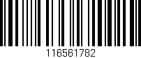 Código de barras (EAN, GTIN, SKU, ISBN): '116561782'