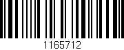 Código de barras (EAN, GTIN, SKU, ISBN): '1165712'