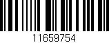 Código de barras (EAN, GTIN, SKU, ISBN): '11659754'