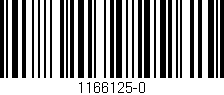 Código de barras (EAN, GTIN, SKU, ISBN): '1166125-0'