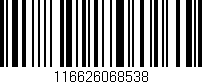 Código de barras (EAN, GTIN, SKU, ISBN): '116626068538'