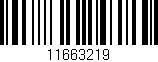 Código de barras (EAN, GTIN, SKU, ISBN): '11663219'