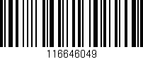 Código de barras (EAN, GTIN, SKU, ISBN): '116646049'