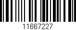 Código de barras (EAN, GTIN, SKU, ISBN): '11667227'
