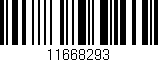 Código de barras (EAN, GTIN, SKU, ISBN): '11668293'