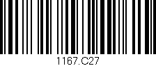 Código de barras (EAN, GTIN, SKU, ISBN): '1167.C27'