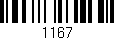 Código de barras (EAN, GTIN, SKU, ISBN): '1167'