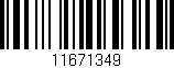 Código de barras (EAN, GTIN, SKU, ISBN): '11671349'