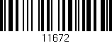 Código de barras (EAN, GTIN, SKU, ISBN): '11672'