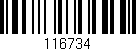 Código de barras (EAN, GTIN, SKU, ISBN): '116734'