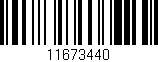Código de barras (EAN, GTIN, SKU, ISBN): '11673440'