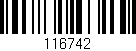 Código de barras (EAN, GTIN, SKU, ISBN): '116742'
