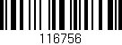 Código de barras (EAN, GTIN, SKU, ISBN): '116756'