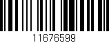 Código de barras (EAN, GTIN, SKU, ISBN): '11676599'