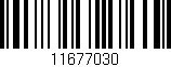 Código de barras (EAN, GTIN, SKU, ISBN): '11677030'
