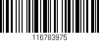 Código de barras (EAN, GTIN, SKU, ISBN): '116783975'
