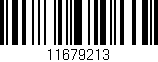 Código de barras (EAN, GTIN, SKU, ISBN): '11679213'