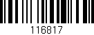 Código de barras (EAN, GTIN, SKU, ISBN): '116817'