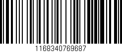 Código de barras (EAN, GTIN, SKU, ISBN): '1168340769687'