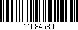 Código de barras (EAN, GTIN, SKU, ISBN): '11684580'