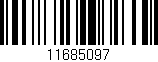 Código de barras (EAN, GTIN, SKU, ISBN): '11685097'