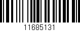 Código de barras (EAN, GTIN, SKU, ISBN): '11685131'