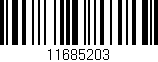 Código de barras (EAN, GTIN, SKU, ISBN): '11685203'