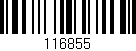 Código de barras (EAN, GTIN, SKU, ISBN): '116855'
