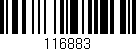 Código de barras (EAN, GTIN, SKU, ISBN): '116883'