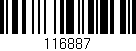 Código de barras (EAN, GTIN, SKU, ISBN): '116887'