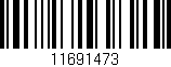 Código de barras (EAN, GTIN, SKU, ISBN): '11691473'