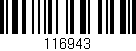 Código de barras (EAN, GTIN, SKU, ISBN): '116943'