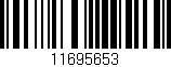 Código de barras (EAN, GTIN, SKU, ISBN): '11695653'