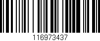 Código de barras (EAN, GTIN, SKU, ISBN): '116973437'