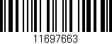 Código de barras (EAN, GTIN, SKU, ISBN): '11697663'