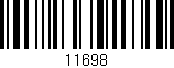 Código de barras (EAN, GTIN, SKU, ISBN): '11698'