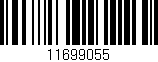 Código de barras (EAN, GTIN, SKU, ISBN): '11699055'