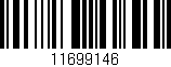 Código de barras (EAN, GTIN, SKU, ISBN): '11699146'
