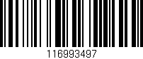 Código de barras (EAN, GTIN, SKU, ISBN): '116993497'