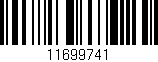 Código de barras (EAN, GTIN, SKU, ISBN): '11699741'