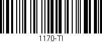 Código de barras (EAN, GTIN, SKU, ISBN): '1170-TI'