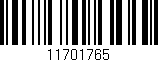 Código de barras (EAN, GTIN, SKU, ISBN): '11701765'