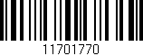 Código de barras (EAN, GTIN, SKU, ISBN): '11701770'