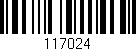 Código de barras (EAN, GTIN, SKU, ISBN): '117024'