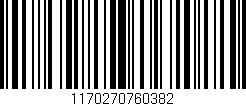 Código de barras (EAN, GTIN, SKU, ISBN): '1170270760382'