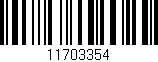 Código de barras (EAN, GTIN, SKU, ISBN): '11703354'