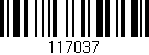 Código de barras (EAN, GTIN, SKU, ISBN): '117037'