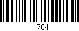 Código de barras (EAN, GTIN, SKU, ISBN): '11704'