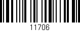 Código de barras (EAN, GTIN, SKU, ISBN): '11706'